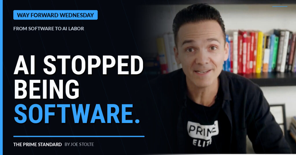 AI Stopped Being Software | The Prime Standard by Joe Stolte
